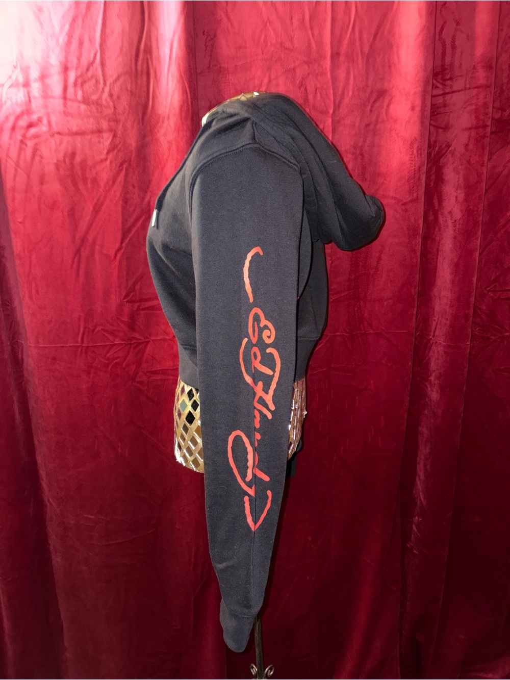 Ed Hardy Cropped Zip-Up Hoodie - Picture 3 of 5